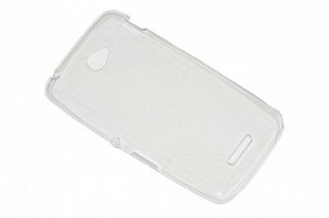 Чехол Sony Xperia E4 E2105 силикон прозрачный белый