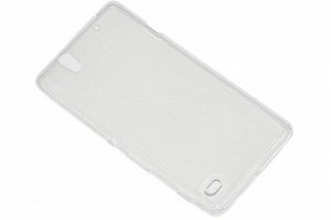 Чехол Sony Xperia C4/Xperia C4 Dual E5303/E5333 силикон прозрачный белый