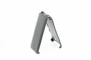 Чехол флип Sony S36H Xperia L кожа черный (открывается вниз)