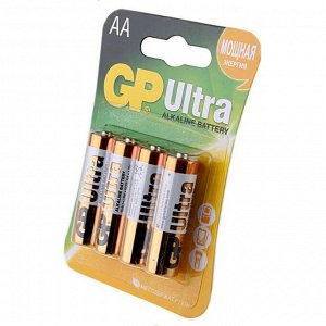 Батарейка AA GP Ultra LR6 (4-BL) (40/320) цена за 1 штуку