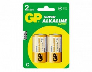 Батарейка C GP LR14 (2-BL) (20/160) цена за штуку
