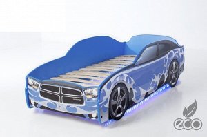 Кровать-машина Додж , цвет синий