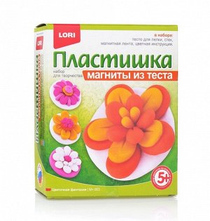 Магниты из теста "Цветочная фантазия" 12*14 см