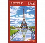 Пазлы 1500 Париж. Эйфелева башня и отражение 36*24*5,5 см