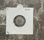25 пенни (pennia) 1907 Российская Финляндия