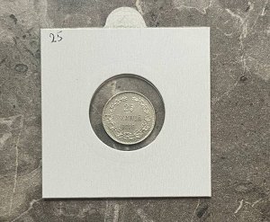 25 пенни (pennia) 1916 Российская Финляндия