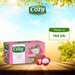 Чай чёрный COZY со вкусом личи, 25 пакетиков