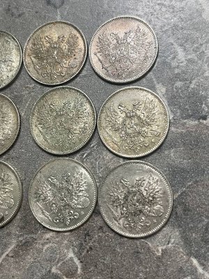 25 пенни (pennia) 1917 Российская Финляндия