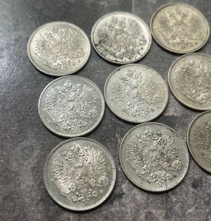 25 пенни (pennia) 1916 Российская Финляндия
