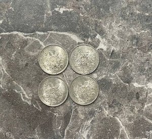 25 пенни (pennia) 1917 Российская Финляндия