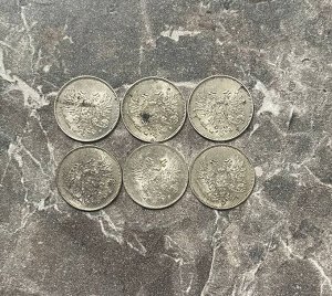 25 пенни (pennia) 1917 Российская Финляндия
