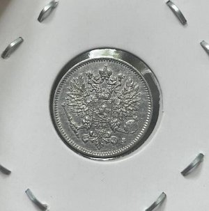 25 пенни (pennia) 1916 Российская Финляндия