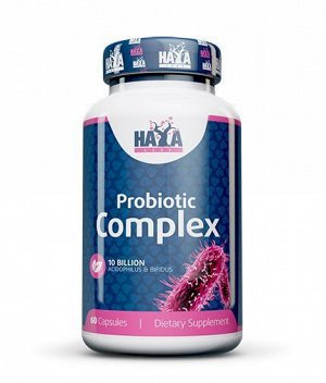 Пробиотик Haya Labs 10 Billion Acidophilus and Bifidus Probiotic Complex - 60 капс.