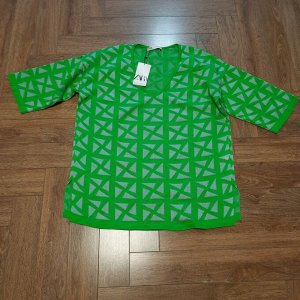 Трикотажный БЛУЗОН ZARA(оригинал)