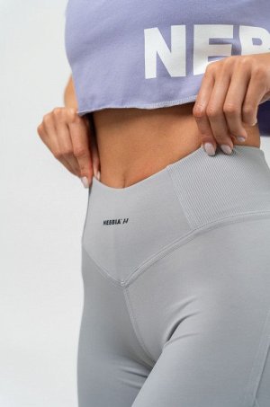 Леггинсы NEBBIA High Waisted Shaping GLUTE PUMP 247 (Серый)