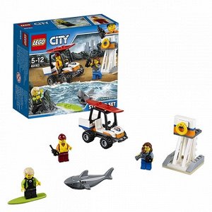 LEGO (Лего) Игрушка Город набор для начинающих "Береговая охрана" 76см, 15*6*14см