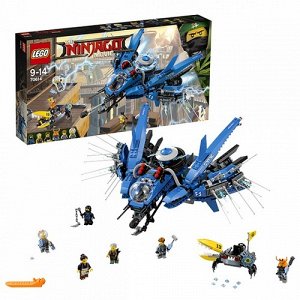 LEGO (Лего) Конструктор Ниндзяго Самолет-молния Джея 8*5,5*28 см