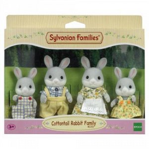 Набор "Sylvanian Families" Семья Cерых кроликов ,20*15*15,5 см