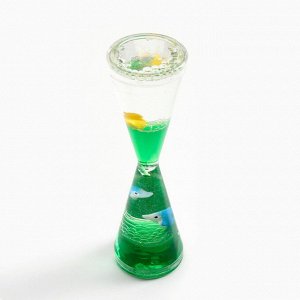 Гелевые часы, 17.7 х 4.5 см, антистресс, зелёные