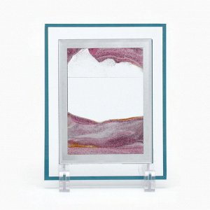 УЦЕНКА Песочные часы-картина "Авини", 18 х 13 см, антистресс, песок розовый