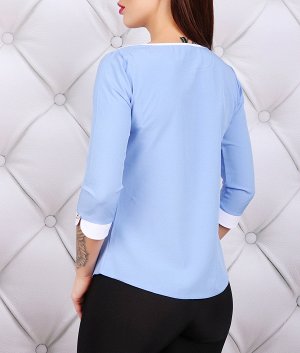 Блузка Длина изделия: Стильная блузка. Отличный выбор для женского гардероба.