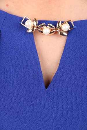 Блузка Длина изделия: Стильная блузка. Отличный выбор для женского гардероба. Пояс является аксессуаром и может не входить в комплект, либо может быть заменен на другой, в зависимости от наличия на ск