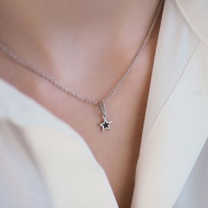Серебряная подвеска с эмалью