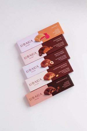 "Имбирный пряник" шоколад с начинкой 35г Lubaica  БЕЗ САХАРА ВЕГАН