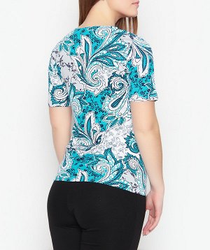 Блузка Длина изделия: Яркая блузка из комфортного материала. Отличный вариант на каждый день. Длина изделия на модели 60 см