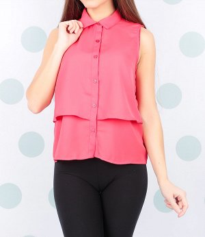 Блузка Длина изделия: Блузка симпатичного дизайна. Отлично сочетается как с брюками, так и с джинсами.