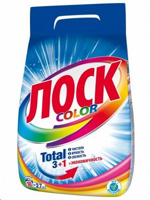 Лоск Color порошок стиральный 2,7кг автомат сохран. цвета д/цв.белья м/уп 1шт / 4шт / 2901249 / 413717 Код: 640ZZZ0830