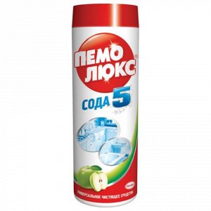 Чистящее средство 480г ПЕМОЛЮКС Сода-5, "Яблоко", порошок, ш