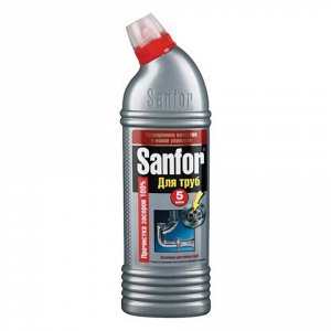 Средство для прочистки канализационных труб 1кг SANFOR (Санф