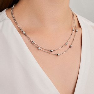 Серебряное колье