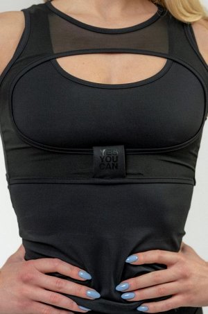 Топ NEBBIA Women's Compression Top INTENSE Ultra 835 (Черный)