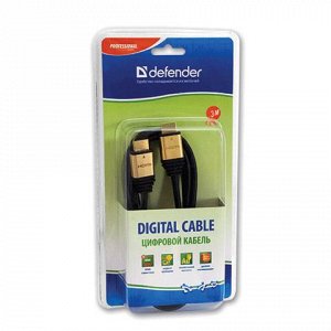 Кабель HDMI 3м DEFENDER, M-M, для передачи цифрового аудио-в