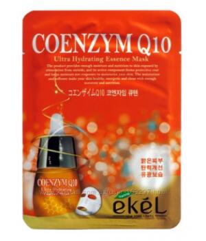 EKEL Coenzym Q10 Ultra Hydrating Essence Mask Маска с коэнзимом Q10 -1 шт