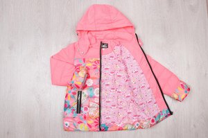 Куртка Длина изделия: Яркая куртка (утеплитель: демисезон) с принтом. Отличный выбор для детского гардероба.
