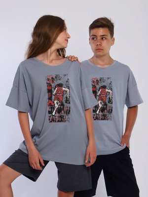 Футболка "Данк" серый