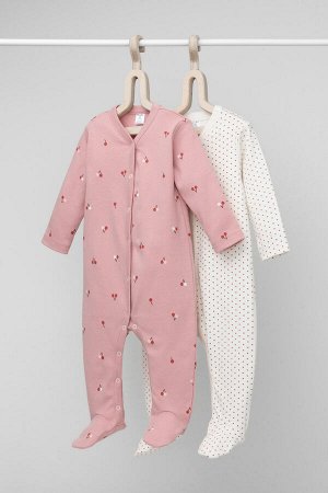 Комбинезон(Весна-Лето)+baby (цветные вишни, мелкая крапинка)