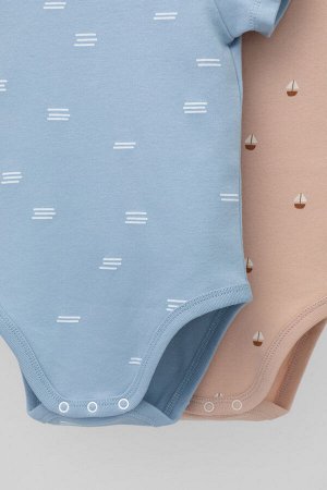 Полукомбинезон(Весна-Лето)+baby (белые кораблики, штиль)