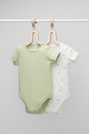 Полукомбинезон(Весна-Лето)+baby (фисташковое безе, мини лягушата)
