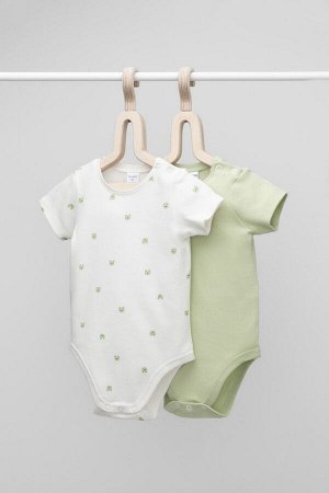 Полукомбинезон(Весна-Лето)+baby (фисташковое безе, мини лягушата)