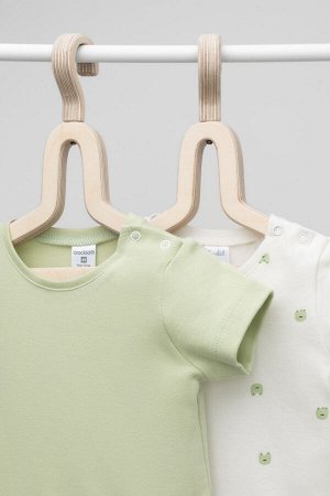 Полукомбинезон(Весна-Лето)+baby (фисташковое безе, мини лягушата)