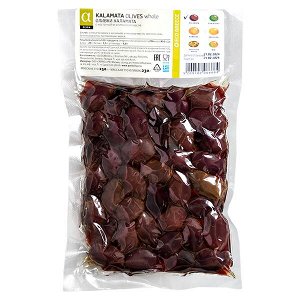 оливки ECOGREECE KALAMATA c косточкой 250 м/у 1/12