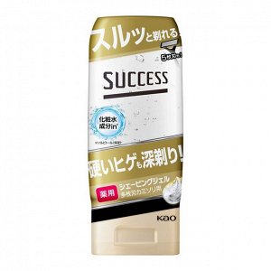 Увлажняющий гель "Success" для бритья «Идеальное скольжение» для бритв с 3-5 лезвиями (с ментолом) 180 г / 24