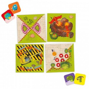 Игра настольная. Серия Я в игре. Построй динопарк. 48 карточек. ГЕОДОМ