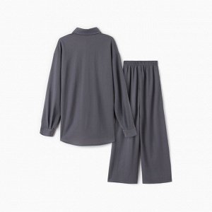 Костюм женский (рубашка, брюки) MINAKU: Home Collection, графит