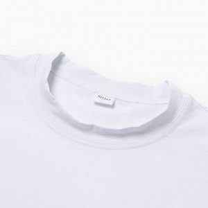 Футболка мужская из органического хлопка MINAKU OVERSIZE FIT: белая