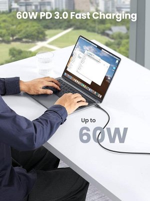Кабель USB Type C  2.0 - USB Type C 2.0 3A 1,00 м. (US286) Ugreen